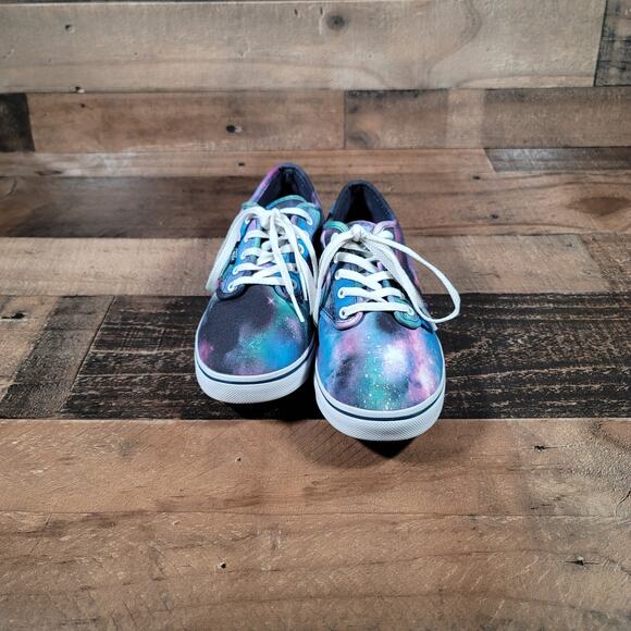 Vans Authentic Off The Wall Cosmic Galaxy Space Women's Skate Shoes US Size 6 - Picture 2 of 7